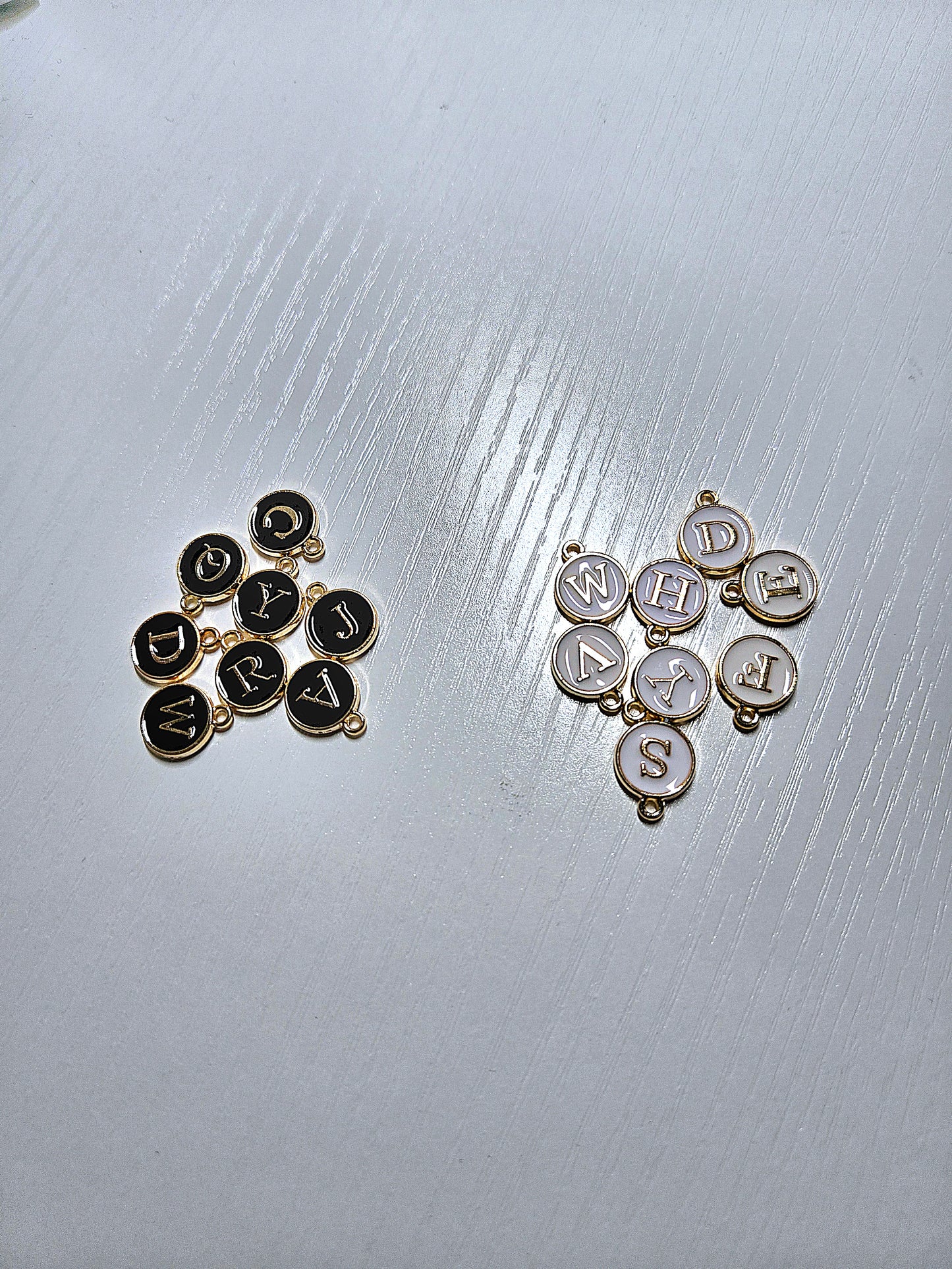 Personalised Initial Charm Preciosa Crystals Beaded Diamond Necklace